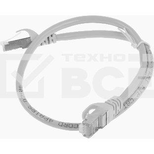 Патч-корд Premier PP6-0.5M 10000Гбит/с FTP 4 пары cat.6 CCA molded 0.5м серый RJ-45 (m)-RJ-45 (m)