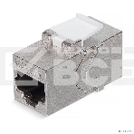 Адаптер проходной формата Rexant Pro Keystone, Jack RJ-45(8P8C), FTP, CAT 6A, фото 1