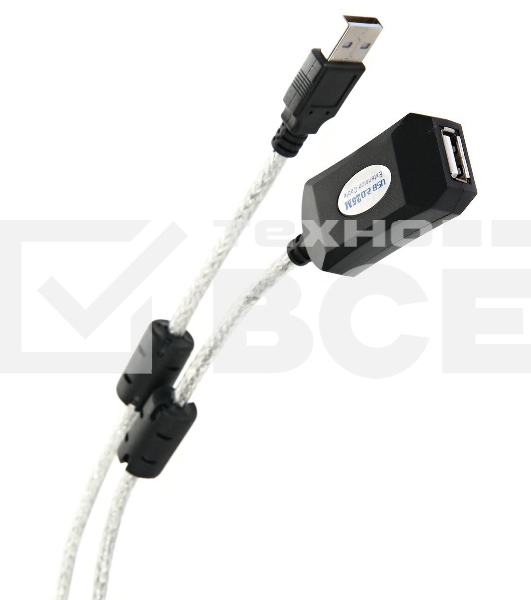 Кабель-адаптер/ Кабель-адаптер USB2.0-repeater, удлинительный активный <Am-->Af> 25м Aopen<ACU823-25M>