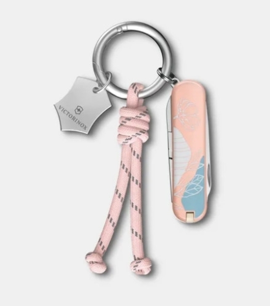 Нож перочинный Victorinox Classic SD Paris Style (0.6223.E221) 58мм 7 функций розовый подар.коробка