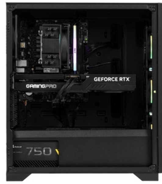 Компьютер IRU Tactio 510B7GP TWR i7 14700F (2.1) 64Gb SSD1Tb RTX 5070 12Gb Windows 11 Pro GbitEth 850W черный (RUS) (2126642)