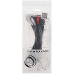 Кабель аудио Cablexpert CCA-2R2R-1.8M-N, 2xRCA/2xRCA, 1.8м, черный, пакет, фото5