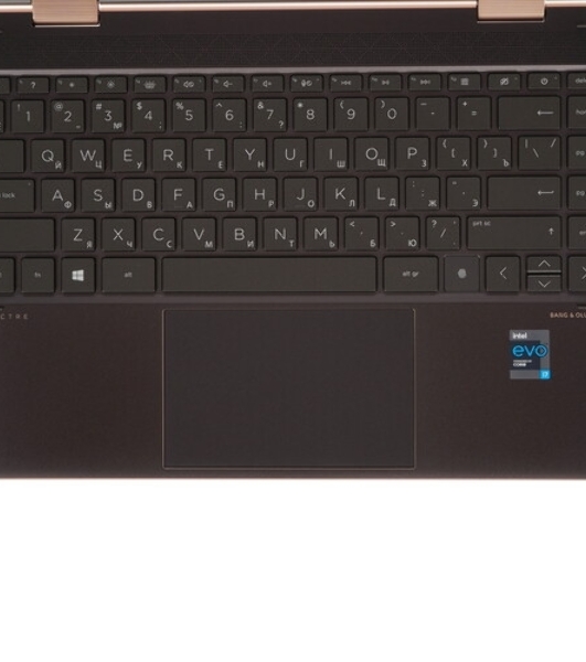 Клавиатура для ноутбука HP Spectre x360 14-ef серебро