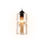 Светильник подвесной TR3555 BK/TI черный/янтарь E27 max 40W D110*1200, фото3