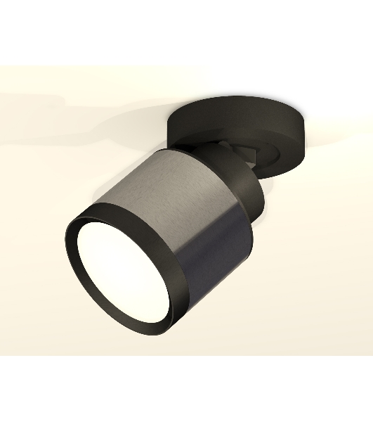 Светильник Ambrella Light XM8115001 DCH/SBK/PBK черный хром/черный песок/черный полированный GX53 (A2229, A2106, C8115, N8113)