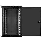 Шкаф телекоммуникационный 19' настенный 18U ExeGate EC-WM-18U.450.M.BLACK (19”, 18U, 600x450x901mm (ШхГхВ), передняя дверь металл, съемные боковые панели, пыле- и влагозащита IP23, черный RAL 9004, 2 коробки), фото11