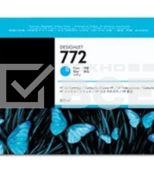 Картридж струйный HP №772 CN636A голубой для HP DJ Z5200 (300мл)