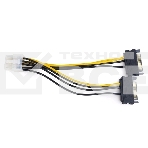 Разветвитель питания Cablexpert CC-PSU-83, 2xSATA->PCI-Express 8pin, для подключения в/к PCI-Е (8pin) к б/п ATX, фото5