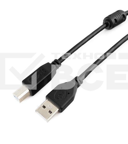 Кабель Gembird CCF-USB2-AMBM-15 USB 2.0 кабель PRO для соед. 4.5м AM/BM позол.конт., фер.кол., пакет