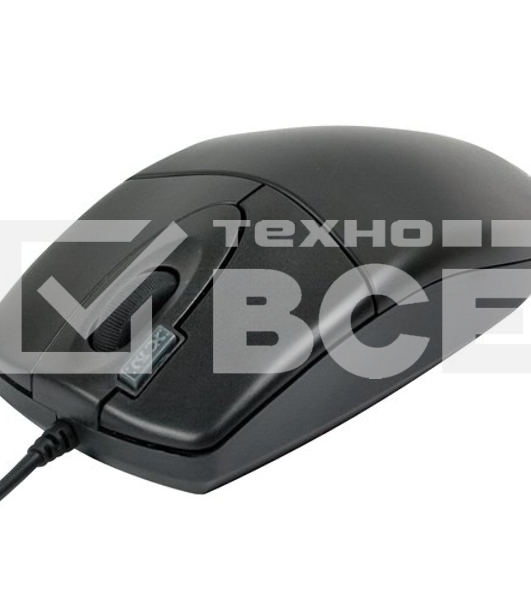 Мышь проводная A4Tech OP-620D черный, 1000 dpi, USB, кнопки - 4