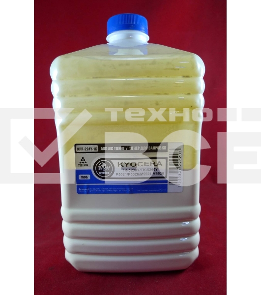 Тонер для Kyocera TK-5220Y/TK-5230Y/TK-5240Y, P5021/P5026/M5521/M5526 Yellow (кан. 1кг) Black&White Premium