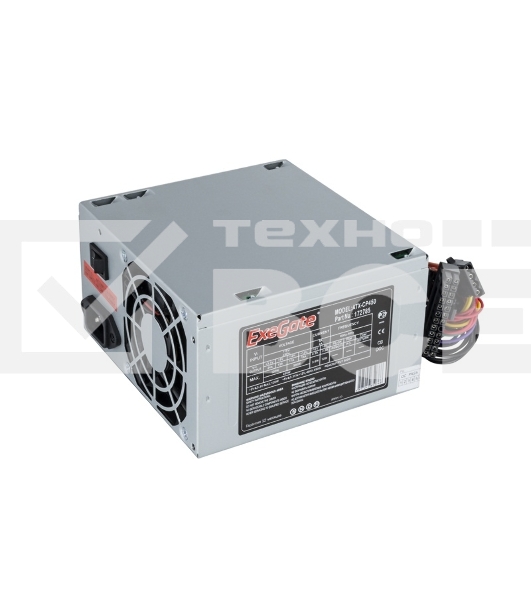 Блок питания ExeGate CP450 (EX172785RUS-PC), 450Вт, 80мм, серебряный