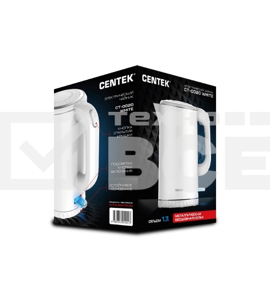 Чайник Centek CT-0020 белый