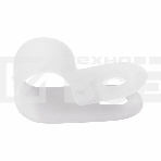 Кабельная скоба под винт Rexant 9 мм, белая, упаковка 50 шт., фото3
