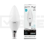 Лампа светодиодная LED 8Вт E14 220В 4100К Elementary свеча 33128 Gauss, фото 1