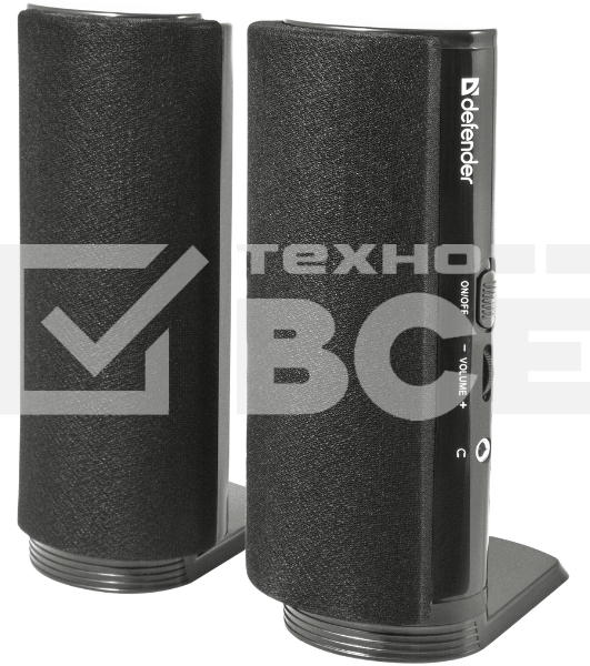 Акустическая система Defender SPK-210 2.0, 2x2W, разъем для наушников 65210