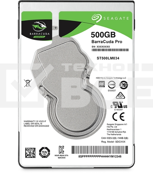 Жесткий диск Seagate HDD 500 Gb  BarraCuda ST500LM034 2.5