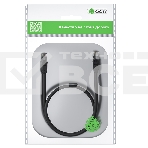 Патч-корд GCR прямой 10.0m UTP кат.6, черный, 24 AWG, литой без фиксатора, ethernet high speed 1 Гбит/с, RJ45, T568B, GCR-52536, фото 1