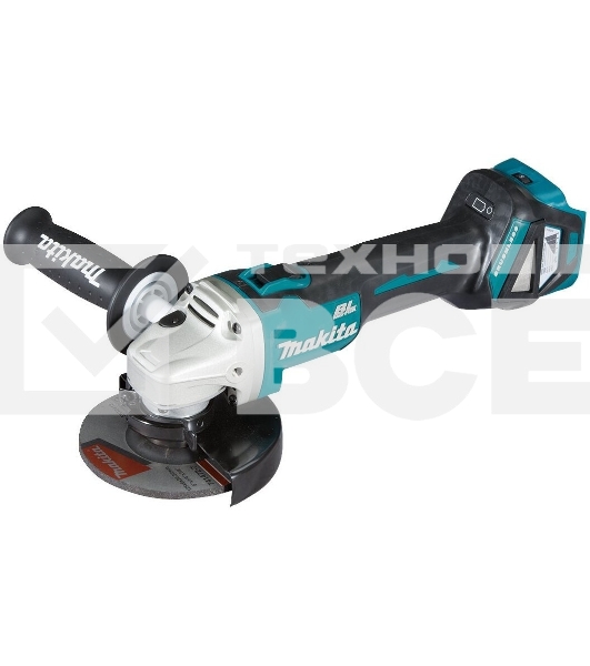 УШМ MAKITA DGA511Z ф125мм, 18В, Li-ion, 3000-8500об\м, 2.3кг, пл пуск, anti-restart, защ от обр.уд