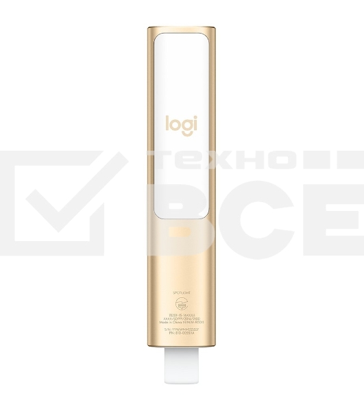 Презентер Logitech Spotlight золотистый, радиоканал, USB, кнопки - 3