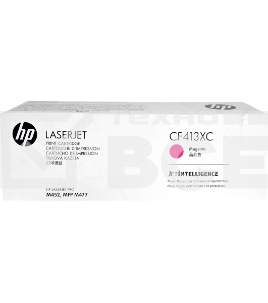 Контрактный картридж HP 410X лазерный пурпурный увеличенной емкости (5000 стр)