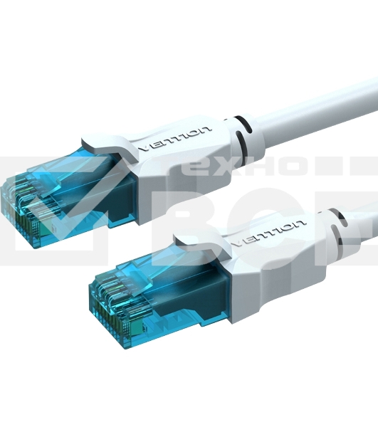 Патч-корд Vention прямой UTP cat.5е, RJ45 - 1,5м. Серый