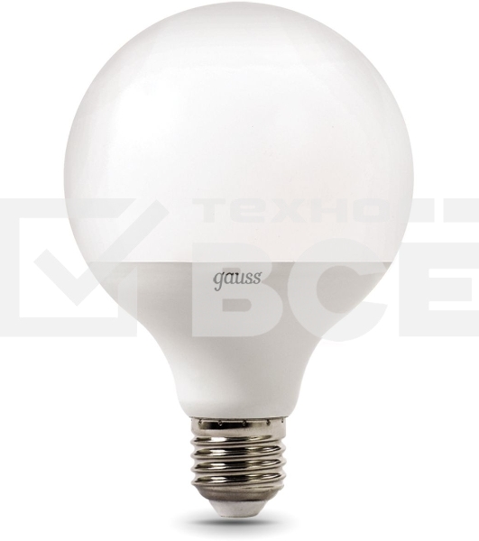 Лампа светодиодная Gauss LED G95 E27 16W 1360lm 3000K 1/32