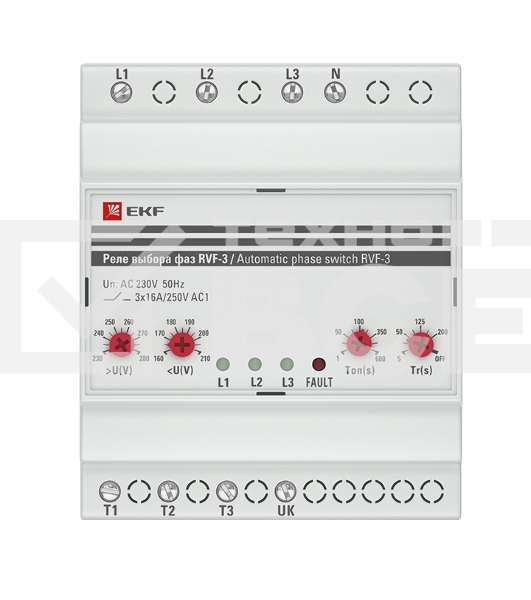 Реле выбора фаз РВФ-3 EKF RVF-3 EKF