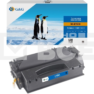 Картридж лазерный G&G GG-Q7553A черный (3000стр.) для HP LJ P2010/P2014/P2015/M2727nf MFP/M2727nfs MFP