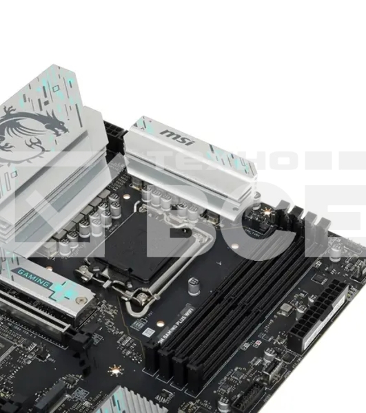 Материнская плата MSI B760M GAMING PLUS WIFI, LGA 1700, Intel B760, 4xDIMM DDR5, 4xSATA, 2xM.2, 1xPCI-E 4.0 x16, 1xPCI-E 3.0 x1, 2xHDMI, 2xDP, 1x 2.5Gb LAN, 2xUSB-A 3.2 Gen 2, 4xUSB 2.0, Micro-ATX