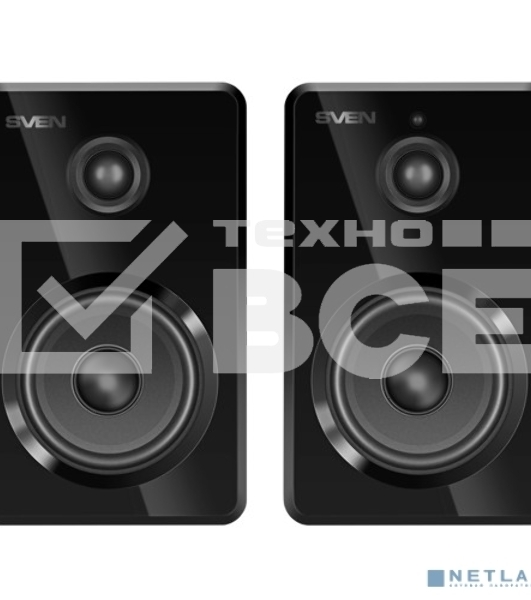 Акустическая система SVEN 2.0 SVEN SPS-725 черный (50 Вт, BT, пульт)