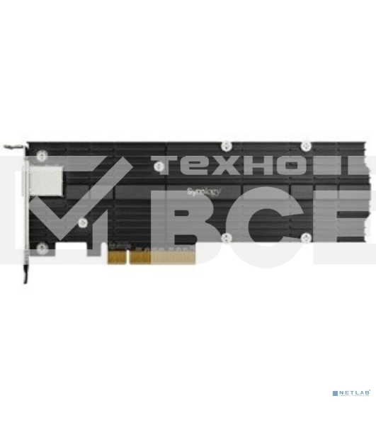 Сетевая карта Synology M.2 SSD-NVME adapter M.2 2110/2080,2 slots m.2 key , 10 Gigabit port RJ-45, PCIe 3.0 x8 adapter (FH bracket)'
