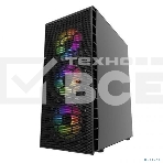 Компьютерный корпус Powercase Mistral Z4С Mesh LED, Tempered Glass, 4x 120mm 5-color fan, чёрный, ATX  (CMIZ4C-L4), фото3
