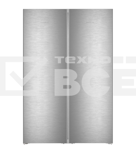 Холодильник Liebherr Комбинация XRFsd 5220-22 001 (SFNsdd 5227-22 001 + SRsdd 5220-22 001) нержавеющая сталь двухкамерный 398/271л морозилка сбоку, No Frost, Side by Side
