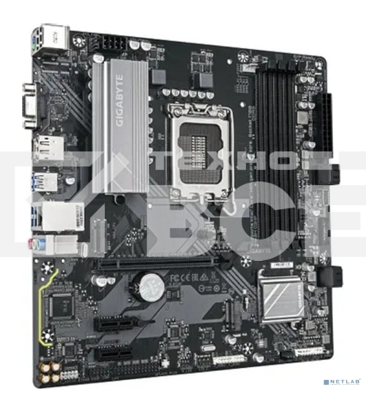 Материнская плата Gigabyte B760M D3HP DDR5, LGA 1700, Intel B760, 4xDDR5, 4xSATA, 2xM.2, 1xPCIe 4.0 x16, 1xPCIe x1, 1xHDMI, 1xVGA, 1xDP, 1x 1Gb LAN, 3xUSB-A 3.2 Gen 1, 2xUSB-A 2.0, 3x3.5 мм, 7.1, mATX