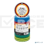 Набор изоляционных лент Kranz 0.13х15 мм, 10 м, 7 цветов, фото2