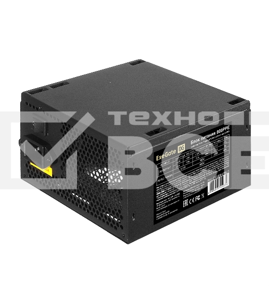 Блок питания Exegate 800PPE (EX260647RUS), 800Вт, 120мм, черный