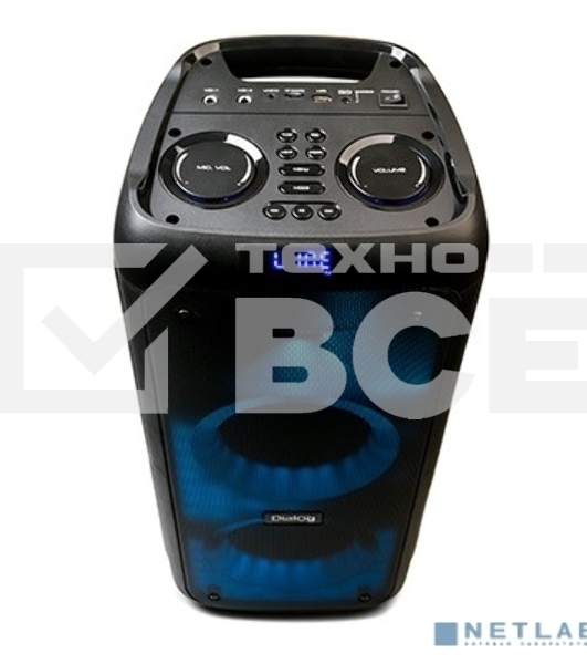 Акустическая колонка 1.0, Dialog Oscar AO-200 45WRMS, Караоке с беспр. микр., BT/FM/USB/SD/LED