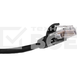 Патч-корд Lanmaster LAN-PCEXT/U5E-5.0-BK UTP RJ-45 мод.-вилка RJ-45 кат.5E 5м серый LSZH (уп.:1шт)