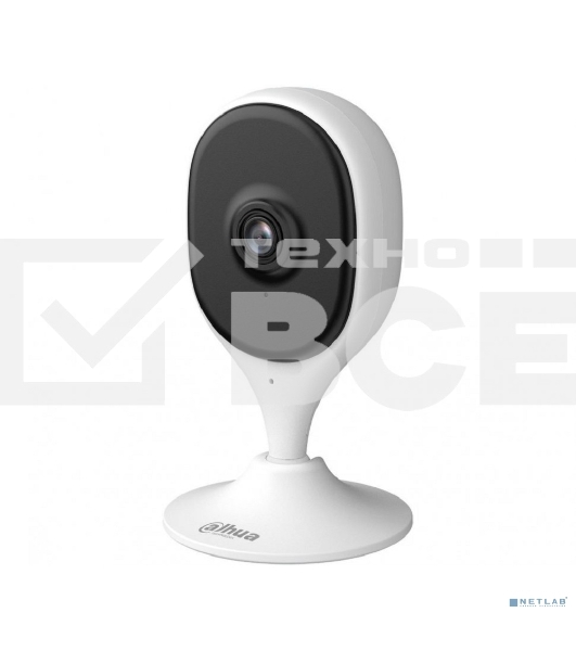 Компактная IP-видеокамера DAHUA DH-IPC-C5AP-0280B с Wi-Fi 2.4ГГц 5Мп, 1/3.2” CMOS, объектив 2.8мм, обнаружение людей, ИК 10м, микрофон, динамик