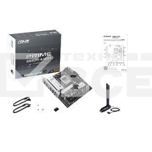 Материнская плата ASUS PRIME B840M-A WIFI, AM5, AMD B840, 4xDDR5, 4xSATA III, 3xM.2, 1xPCIe 4.0 x16, 2xPCIe 3.0 x16 (x1), 2xDP, 1xHDMI, 1x 2.5Gb LAN, Wi-Fi 6E, 2xUSB-A 10Gbps, 1xUSB-C 5Gbps, 4xUSB-A 2.0, 3x3.5 мм, 7.1, micro-ATX