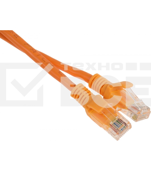 Патч-корд Premier PP12-2M/O 1000Гбит/с UTP 4 пары cat.5E CCA molded 2м оранжевый RJ-45 (m)-RJ-45 (m)
