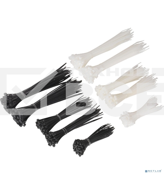 Стяжка (хомут) нейлоновая ExeGate CV66-250x4.8W (нейлон 6.6, 250x4.8мм, неоткрывающаяся, halogen free, -40°C - +85°C, белая, 100 шт)