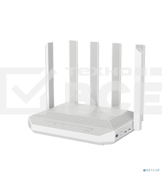 Мультигигабитный интернет-центр Netcraze Hero 5G (NC-4110) с модемом 5G, двумя слотами для SIM-карт, Mesh Wi-Fi 6 AX3000, Smart-коммутатором 1×2.5G и 4×1G, многофункциональными портами USB 3.0 и 2.0