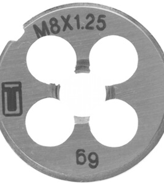 Плашка Сибртех М8 х 1,25 мм