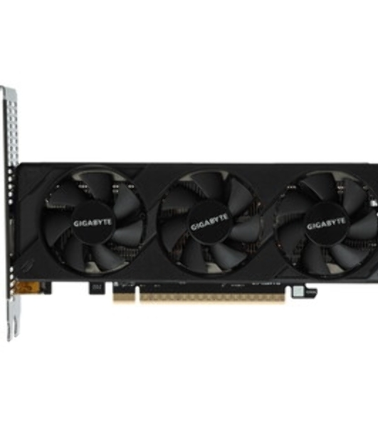 Видеокарта Gigabyte GeForce RTX5050 OC Low Profile, NVIDIA RTX 5050, 8 ГБ GDDR6, 128 бит, PCI-e 5.0, 2xHDMI, 2xDP, 2587 МГц