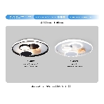 Светильник Ambrella light FL4803 GR серый 3000K-6400K 70W D500*95 (ПДУ ИК), фото 1