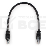 Патч-корд UTP Cablexpert PP6U-0.25M/BK кат.6, 0.25м, литой, многожильный (черный), фото7