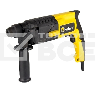 Перфоратор KOLNER KRH 520H(Перфоратор 500 Вт, SDS+, 1,5Дж, 0-850 об/мин, 2 режима, макс.диам.сверл(бетон) 20мм, ПВХ кабель 2м. (доп. рукоятка, глубомер))