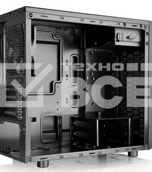 Корпус Thermaltake  Versa H15 черный без БП mATX 4x120mm 1xUSB2.0 1xUSB3.0 audio bott PSU